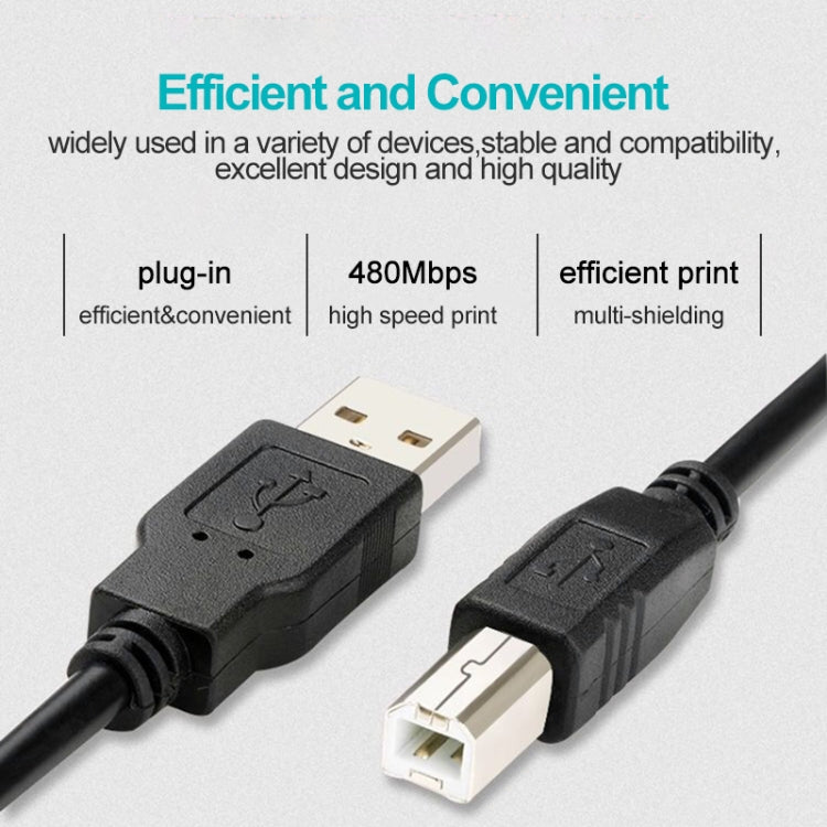 USB 2.0 A Male to B Male Extension / Data Transfer / Printer Cable, Length: 4.5m by buy2fix