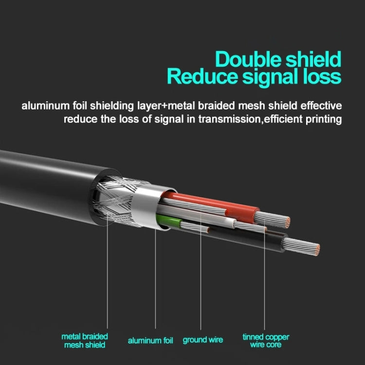 USB 2.0 A Male to B Male Extension / Data Transfer / Printer Cable, Length: 4.5m by buy2fix