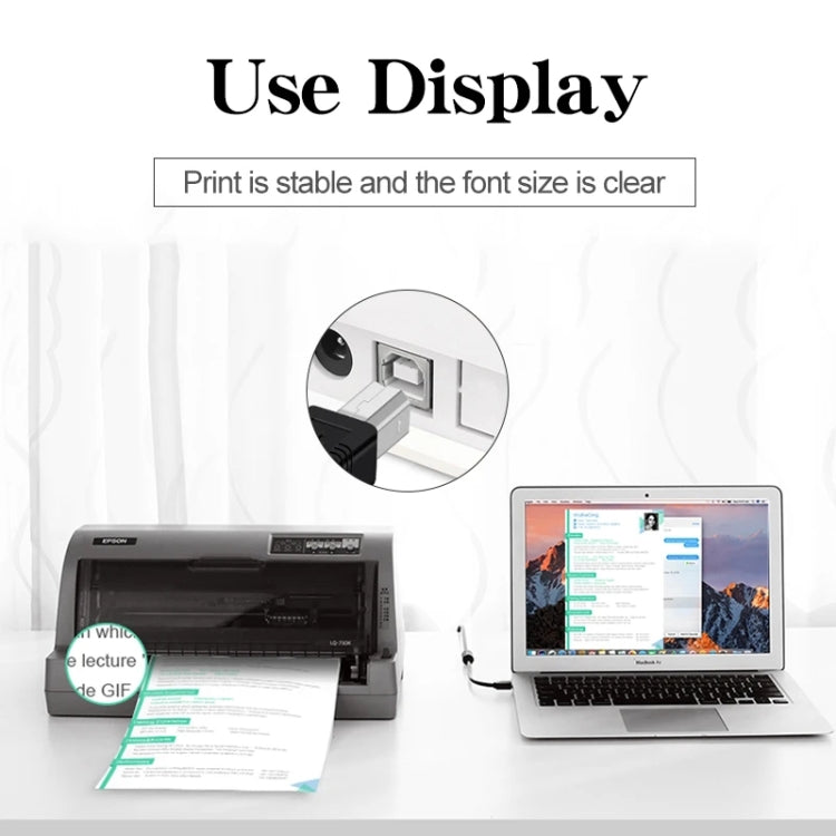 USB 2.0 A Male to B Male Extension / Data Transfer / Printer Cable, Length: 4.5m by buy2fix