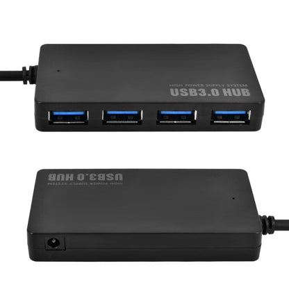 Portable Super Speed 4 Ports USB 3.0 HUB LED Indicator 5Gbps Hot-swap, Clear USB3.0 Signal by buy2fix