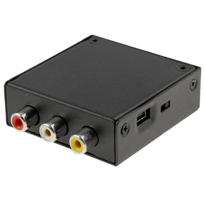 HDV-M610 Mini Size Full HD 1080P HDMI to AV/CVBS Video Converter Adapter(Black) by buy2fix