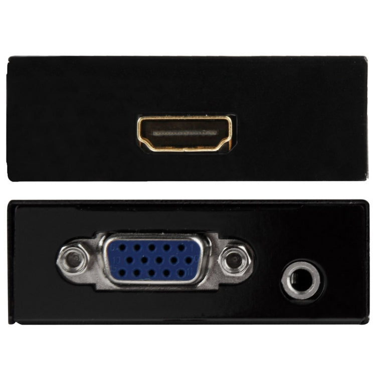 HD 1080P HDMI Mini VGA to HDMI Scaler Box Audio Video Digital Converter Adapter for PC / HDTV by buy2fix