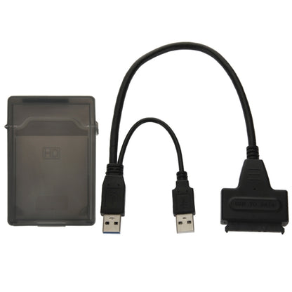 USB 2.0 / USB 3.0 To SATA Cable with 2.5 inch HDD Protection Box, Support up to 4TB Speed by buy2fix