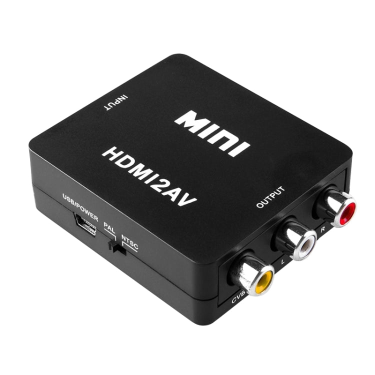 VK-126 Mini HD HDMI to AV/CVBS Video Converter Adapter by buy2fix