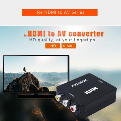 VK-126 Mini HD HDMI to AV/CVBS Video Converter Adapter by buy2fix