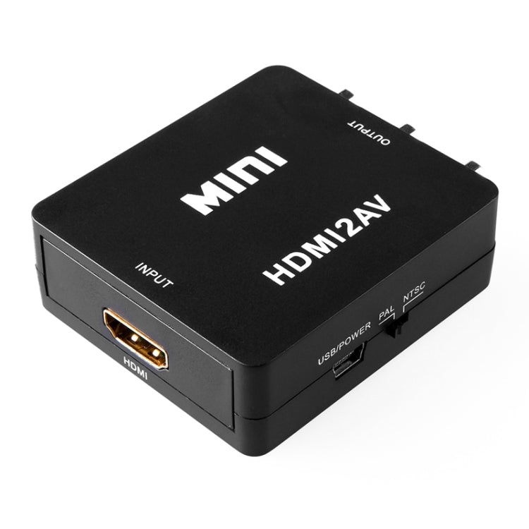 VK-126 Mini HD HDMI to AV/CVBS Video Converter Adapter by buy2fix