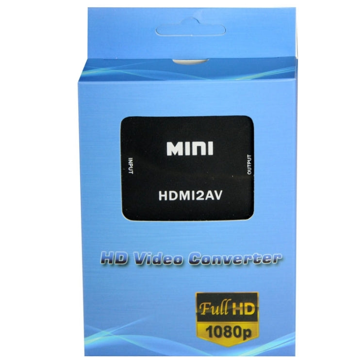 VK-126 Mini HD HDMI to AV/CVBS Video Converter Adapter by buy2fix