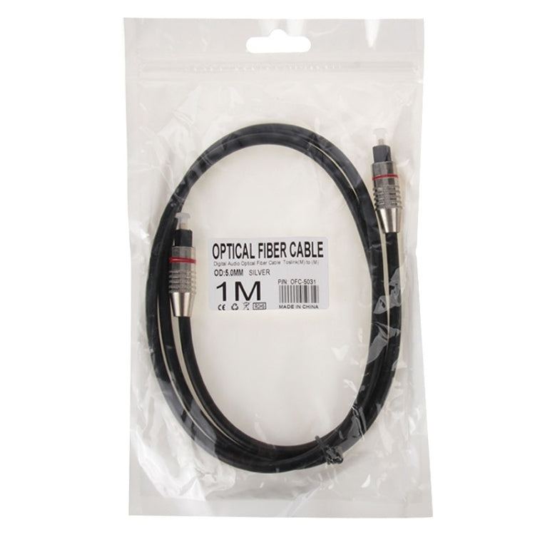 Digital Audio Optical Fiber Cable Toslink M to M, OD: 5.0mm, Length: 1m by buy2fix