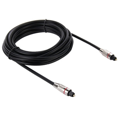 Digital Audio Optical Fiber Cable Toslink M to M, OD: 5.0mm, Length: 5m by buy2fix