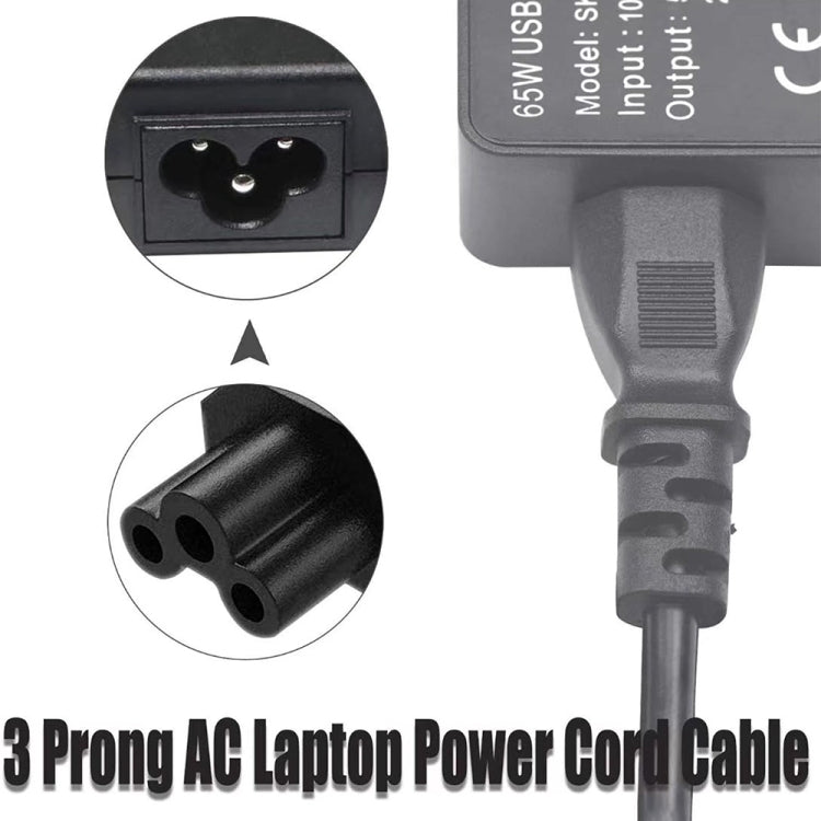 High Quality 3 Prong Style US Notebook AC Power Cord, Length: 1.8m - Power Cord by buy2fix | Online Shopping UK | buy2fix