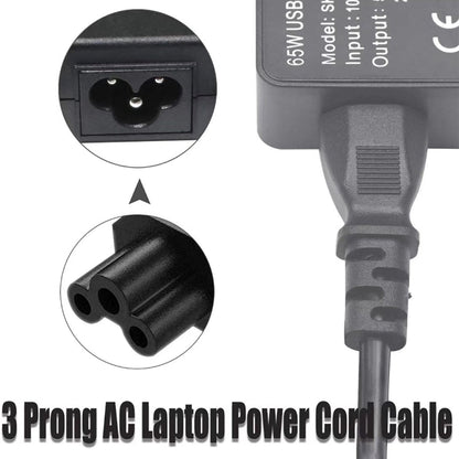 High Quality 3 Prong Style US Notebook AC Power Cord, Length: 1.8m - Power Cord by buy2fix | Online Shopping UK | buy2fix