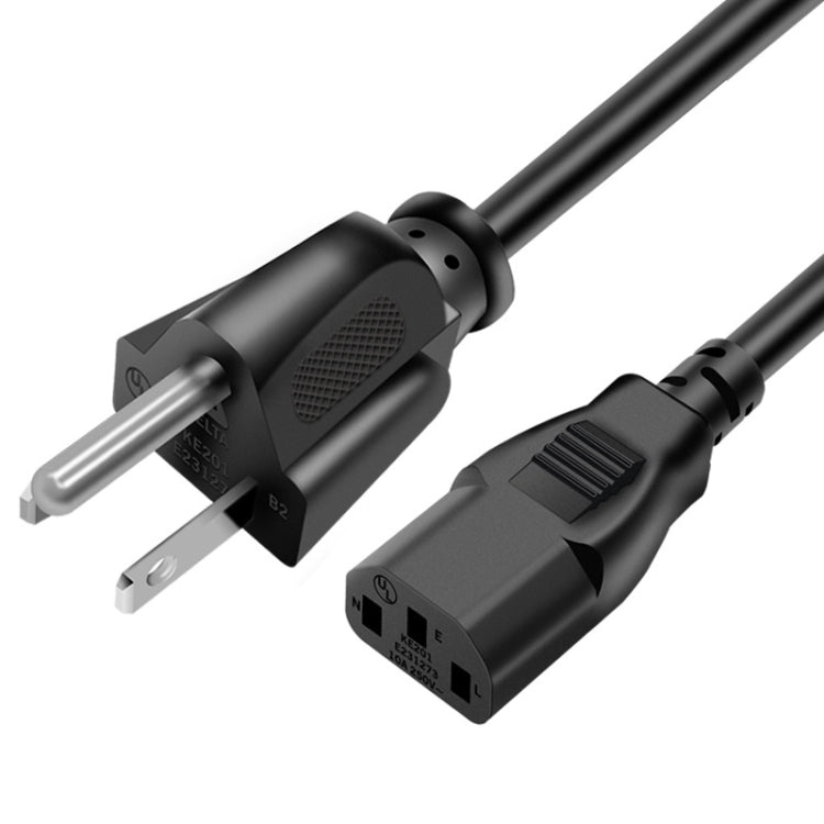 High Quality 3 Prong Style US Notebook AC Power Cord, Length: 1.8m by buy2fix