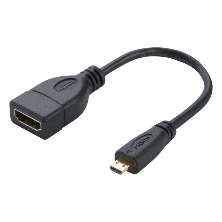 17cm Micro HDMI Male to HDMI Female Adapter Cable - Cable by buy2fix | Online Shopping UK | buy2fix
