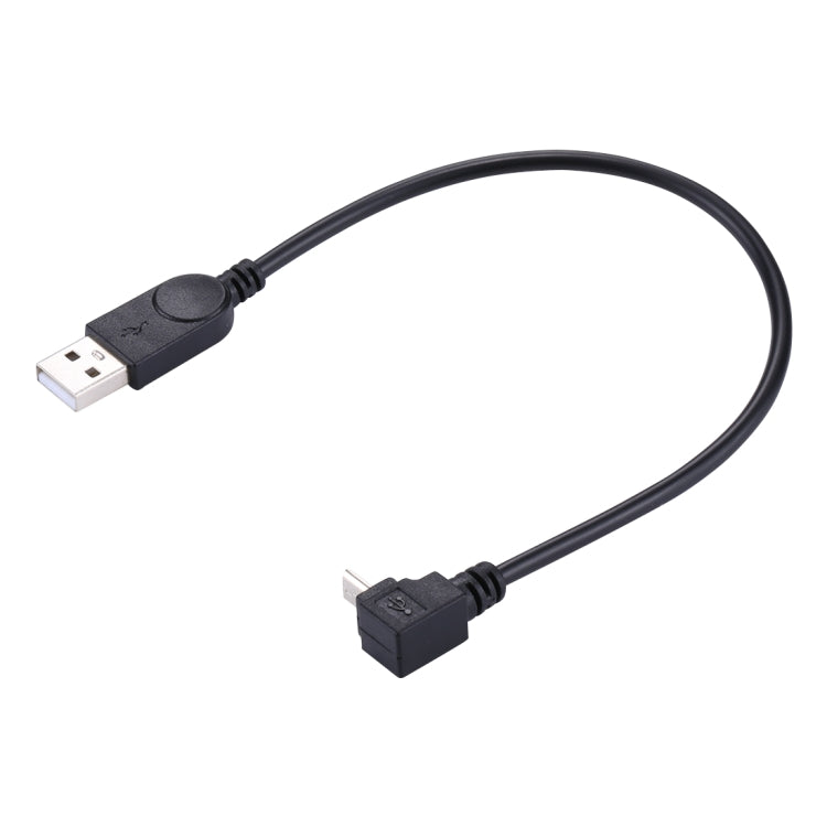 29cm 90 Degree Angle Micro USB to USB Data / Charging Cable - Micro USB Cable by buy2fix | Online Shopping UK | buy2fix