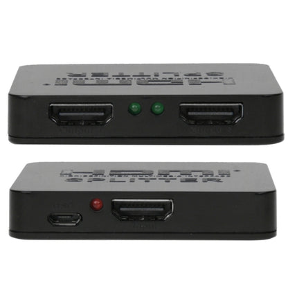 Mini Full HD 4K 1x2 HDMI 3D V1.4b Splitter for HDTV / STB/ DVD / Projector / DVR by buy2fix