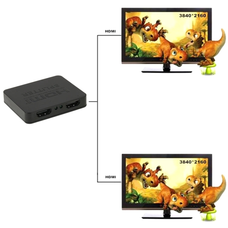 Mini Full HD 4K 1x2 HDMI 3D V1.4b Splitter for HDTV / STB/ DVD / Projector / DVR by buy2fix