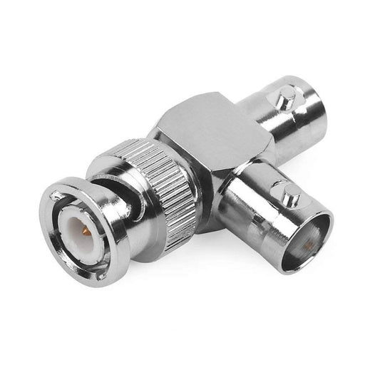 BNC Male + 2 x BNC Female Connector Coaxial Adapter - Connector by buy2fix | Online Shopping UK | buy2fix