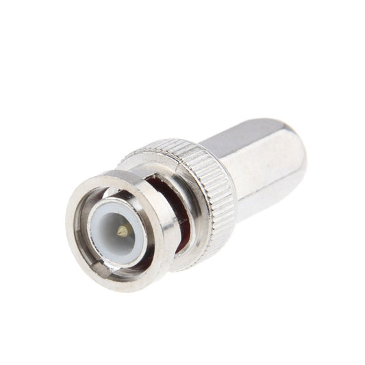 10 PCS Hexagon BNC Male Compression Connector - Connector by buy2fix | Online Shopping UK | buy2fix