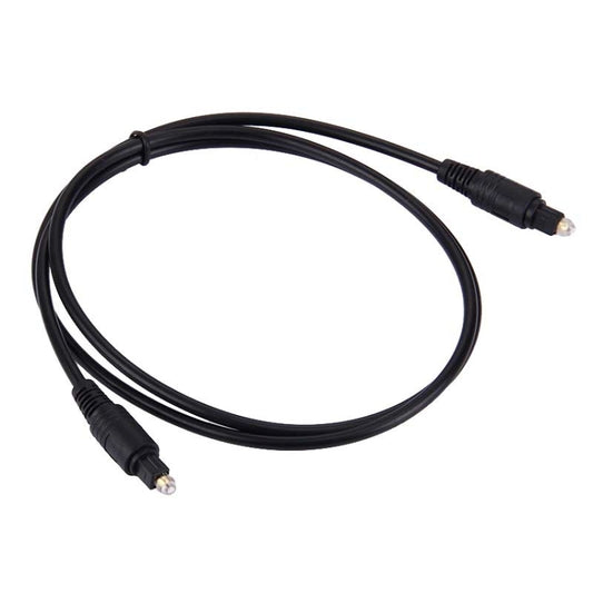 Digital Audio Optical Fiber Toslink Cable, Cable Length: 1m, OD: 4.0mm (Gold Plated) by buy2fix