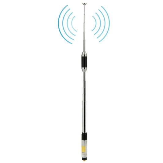 RH770 Dual Band 144/430MHz High Gain SMA-F Telescopic Handheld Radio Antenna for Walkie Talkie, Antenna Length: 93cm - Antenna by buy2fix | Online Shopping UK | buy2fix