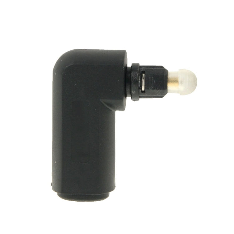 High Quality Gold Plated Square to Square 90 Degree Right Angle TOSLINK Digital Audio Adapter Optical - Adapter by buy2fix | Online Shopping UK | buy2fix