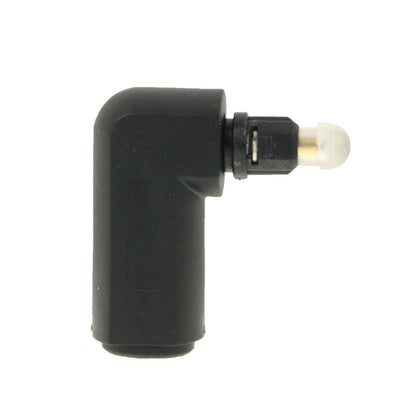 High Quality Gold Plated Square to Square 90 Degree Right Angle TOSLINK Digital Audio Adapter Optical - Adapter by buy2fix | Online Shopping UK | buy2fix