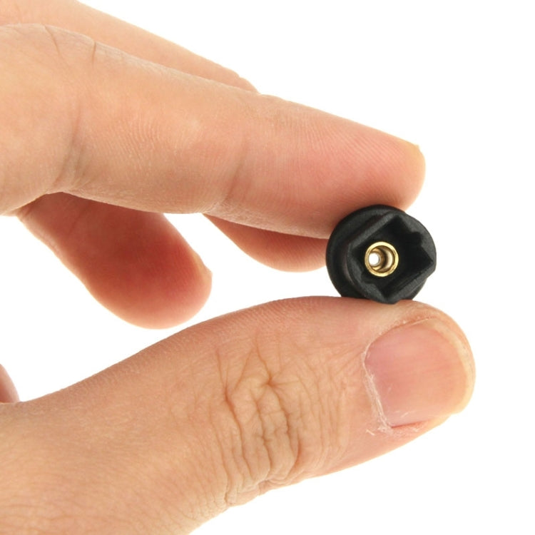 Gold Plated Square to Round 3.5mm Optical Fiber Adapter by buy2fix