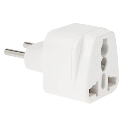 EU Plug Adapter Power Socket Travel Converter(White) - Plug Adaptor by buy2fix | Online Shopping UK | buy2fix