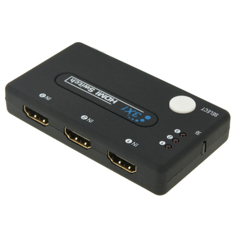 Mini 3x1 HD 1080P HDMI V1.3 Selector with Remote Control for HDTV / STB/ DVD / Projector / DVR by buy2fix