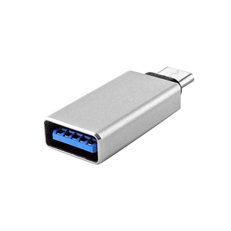 USB 3.0 to USB-C / Type-C 3.1 Converter Adapter(Silver) by buy2fix