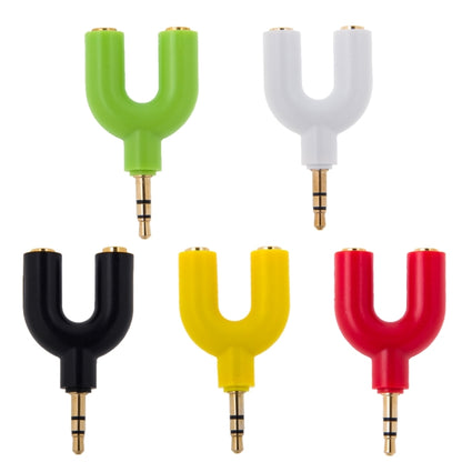 3.5mm Stereo Male to Dual 3.5mm Stereo Female Splitter Adapter(Green) by buy2fix
