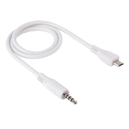 3.5mm Male to Micro USB Male Audio AUX Cable, Length: about 50cm - Aux Cable by buy2fix | Online Shopping UK | buy2fix