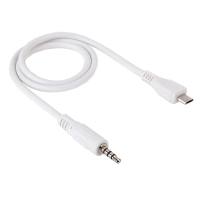 3.5mm Male to Micro USB Male Audio AUX Cable, Length: about 50cm - Aux Cable by buy2fix | Online Shopping UK | buy2fix