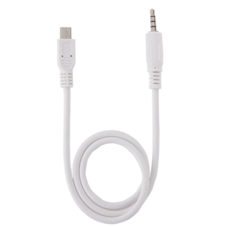 3.5mm Male to Mini USB Male Audio AUX Cable, Length: about 50cm - Aux Cable by buy2fix | Online Shopping UK | buy2fix