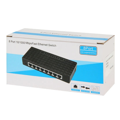 8-Port 10/100/1000Mbps Ethernet Desktop Switch by buy2fix