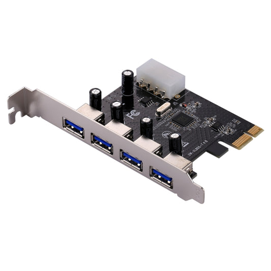 USB 3.0 4 ports PCI-E Express Controller Card 5Gbps - Add-on Cards by buy2fix | Online Shopping UK | buy2fix