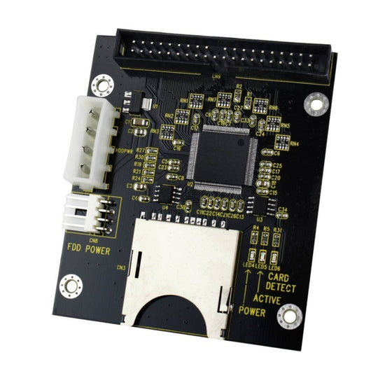 SD/SDHC/MMC auf 3,5 Zoll 40-Pin-IDE-Adapterkarte (Schwarz)