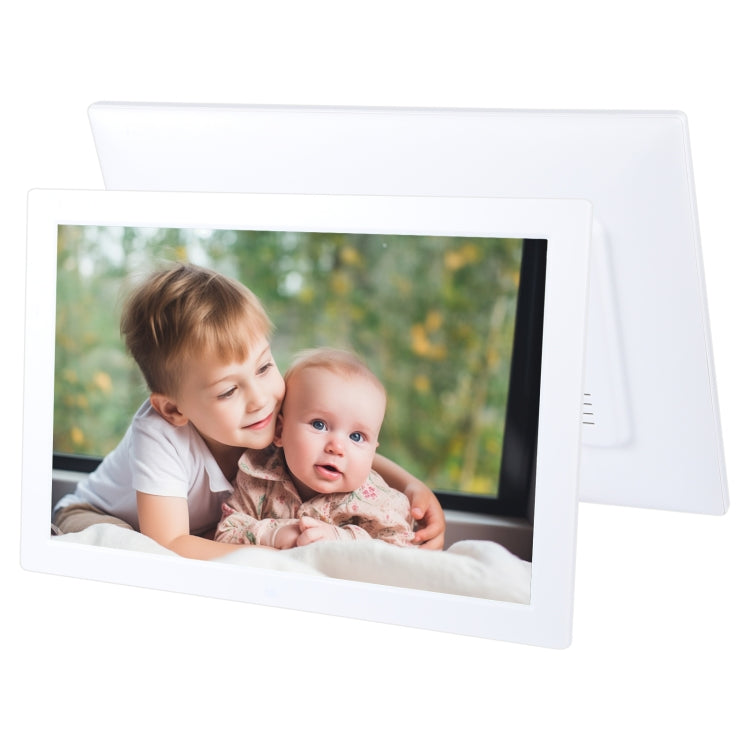 17 inch Multi-media Music & Movie Player Digital Photo Frame with Remote Control, Mstar V59 Program, Support USB / SD Card / HD Port, Built in Stereo Speaker(White) - 15 inch Above by buy2fix | Online Shopping UK | buy2fix