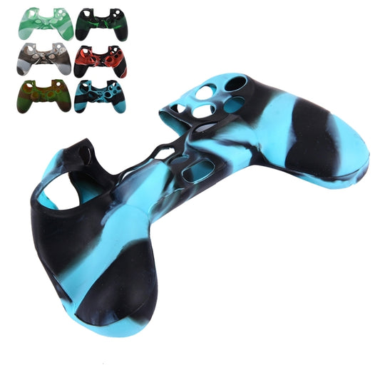 Camo Silicone Protective Case for PS4 Controller, Random Color Delivery - Cases by buy2fix | Online Shopping UK | buy2fix