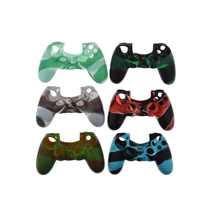 Camo Silicone Protective Case for PS4 Controller, Random Color Delivery - Cases by buy2fix | Online Shopping UK | buy2fix