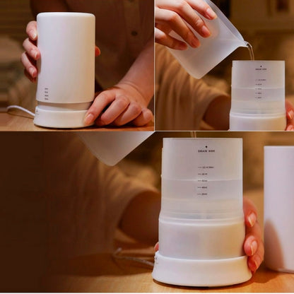 Mini USB Aroma Diffuser / Aroma humidifier with Warm White LED Lights(White) - Air Purifiers & Accessories by buy2fix | Online Shopping UK | buy2fix