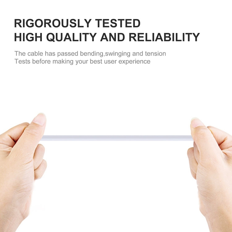 Micro USB Data Sync Charger Cable, Cable Length: 1m(White) by buy2fix