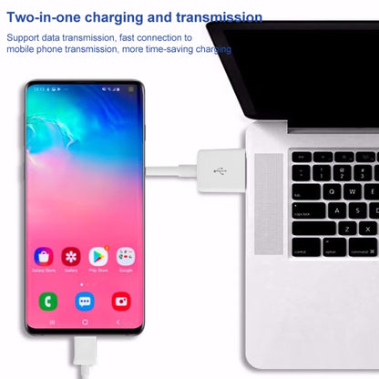 Micro USB Data Sync Charger Cable, Cable Length: 1m(White) by buy2fix