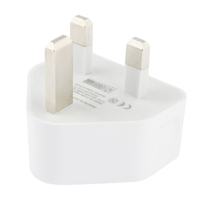 UK Plug 5V 2.1A Dual Port USB Charge Adapter(White) - USB Charger by buy2fix | Online Shopping UK | buy2fix
