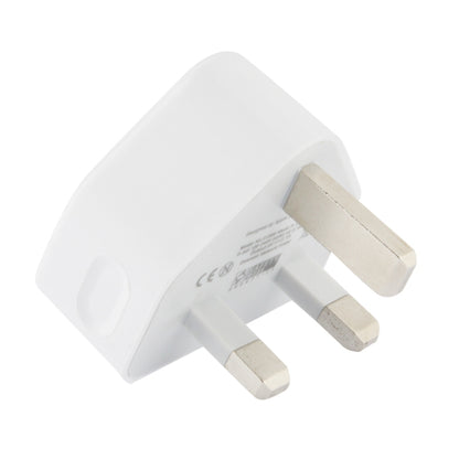 UK Plug 5V 2.1A Dual Port USB Charge Adapter(White) - USB Charger by buy2fix | Online Shopping UK | buy2fix