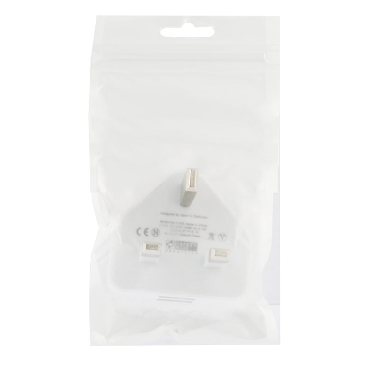 UK Plug 5V 2.1A Dual Port USB Charge Adapter(White) - USB Charger by buy2fix | Online Shopping UK | buy2fix