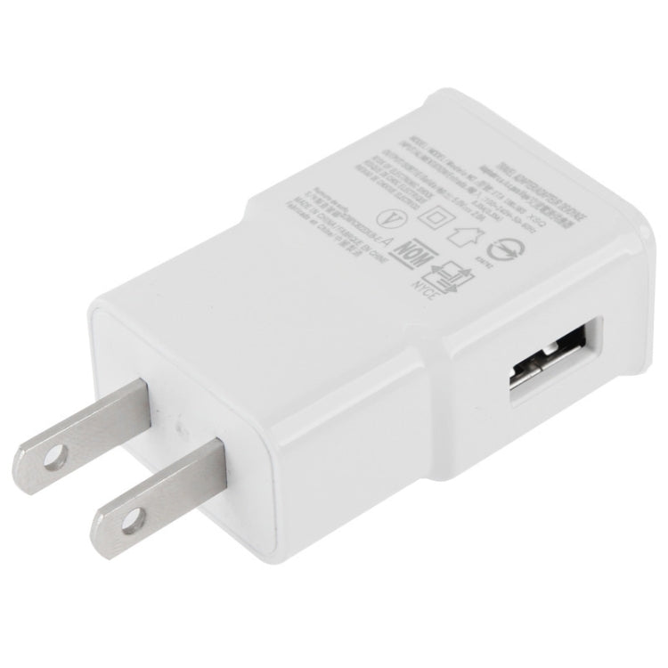 Micro 5 Pin USB Sync Cable + US Plug Travel Charger(White) - USB Charger by buy2fix | Online Shopping UK | buy2fix