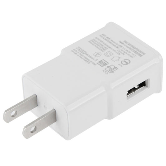 Micro 5 Pin USB Sync Cable + US Plug Travel Charger(White) - USB Charger by buy2fix | Online Shopping UK | buy2fix