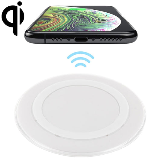 A1 Qi Standard Wireless Charging Pad(White) - Wireless Charger by buy2fix | Online Shopping UK | buy2fix