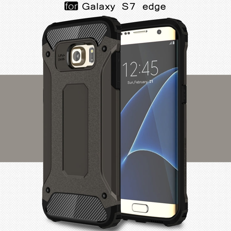 For Galaxy S7 Edge / G935 Tough Armor TPU + PC Combination Case (Black) - Galaxy Phone Cases by buy2fix | Online Shopping UK | buy2fix